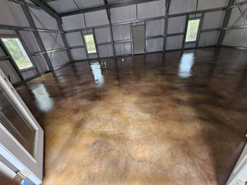 Interior Stained Concrete Flooring Services image