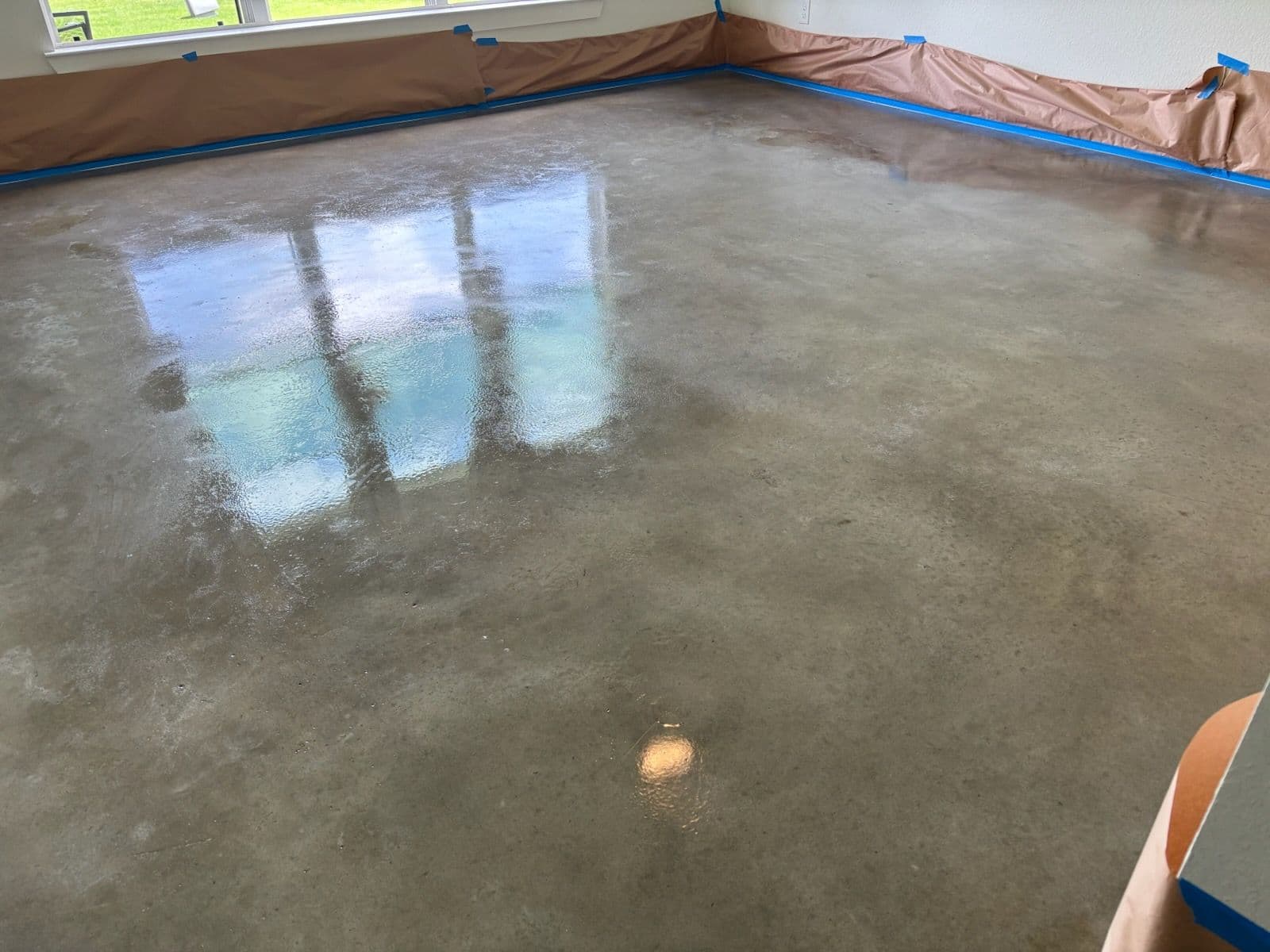 Beautiful Concrete Flooring Transformation in East Bernard