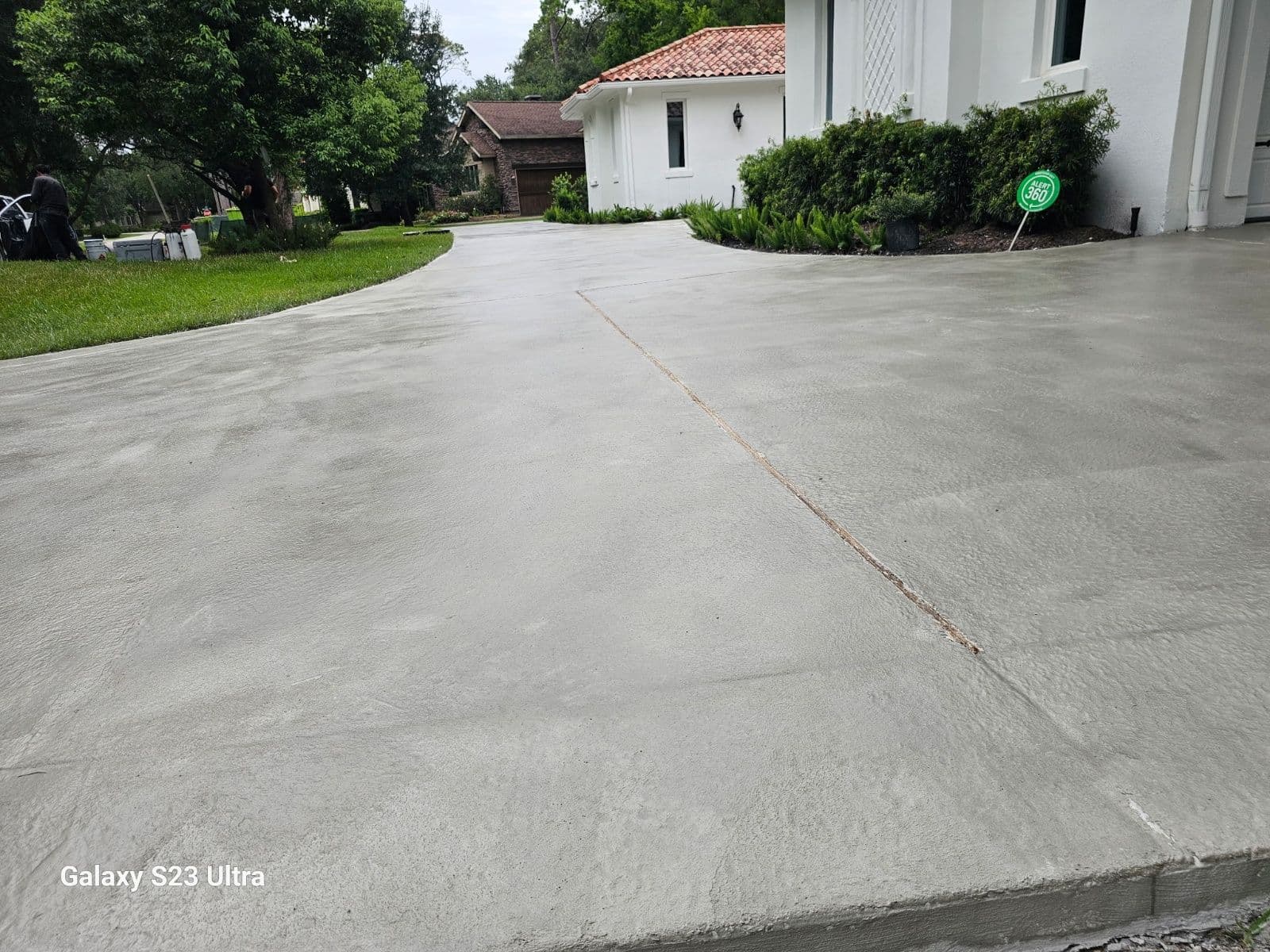 Stunning Concrete Overlay in Bunker Hill Village