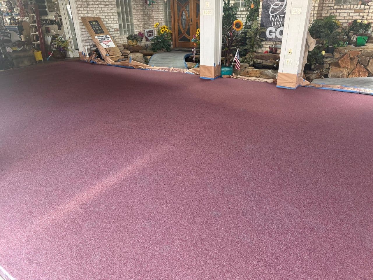 Stunning Patio Makeover with Epoxy Quartz Flooring