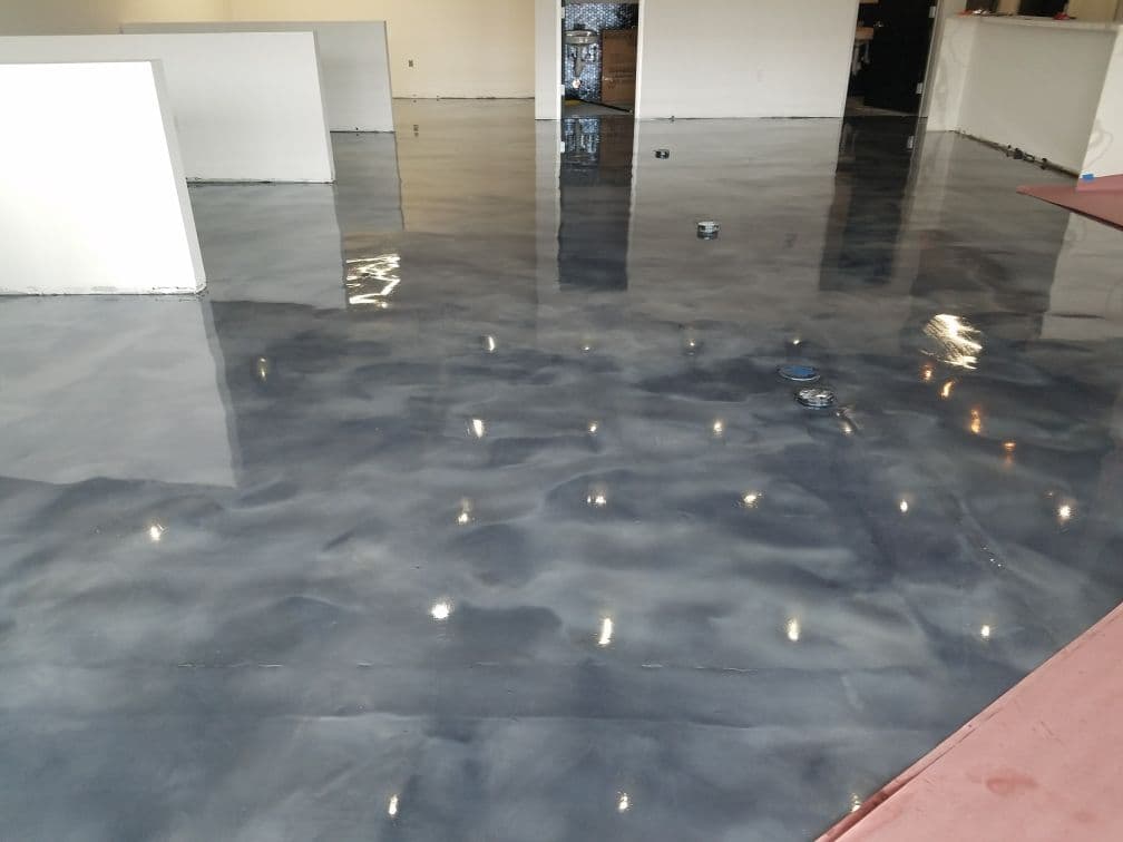 Project Sleek Metallic Epoxy Floors Transform Offices image