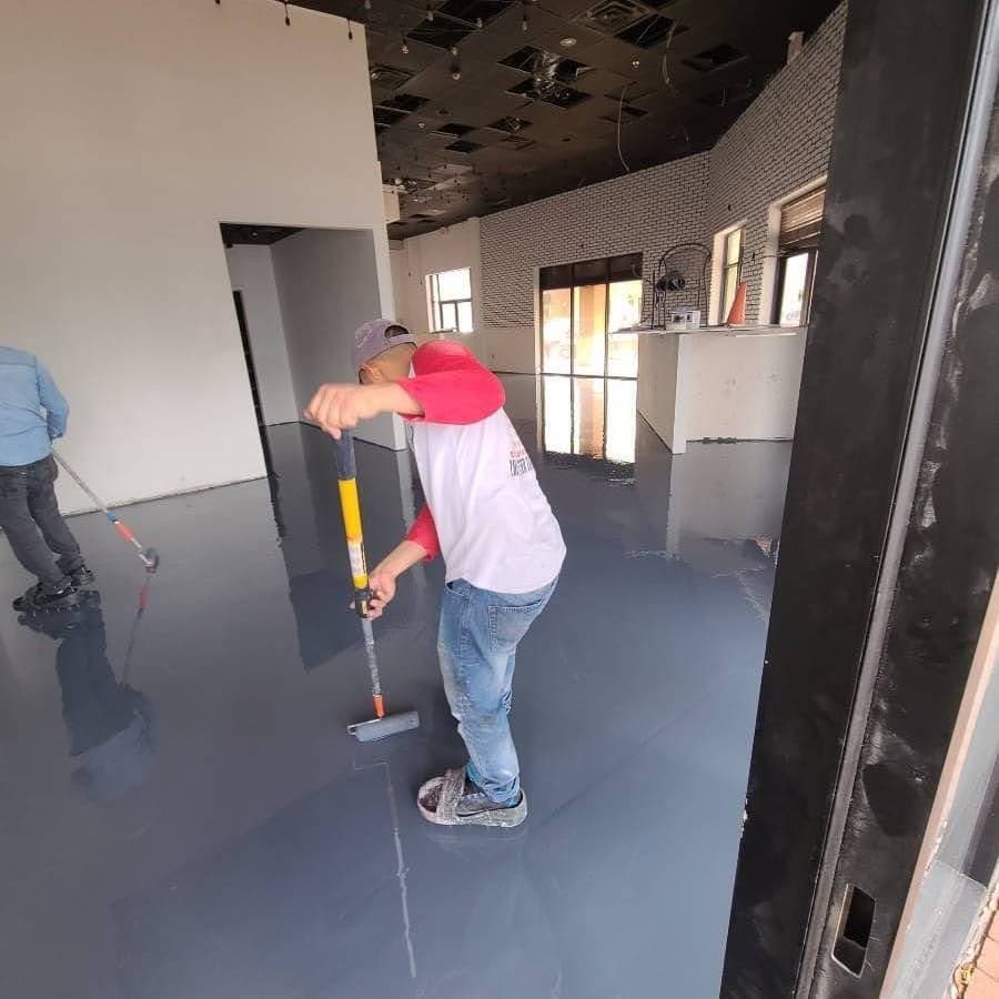 Stunning Epoxy Flooring Transformation for Restaurant image