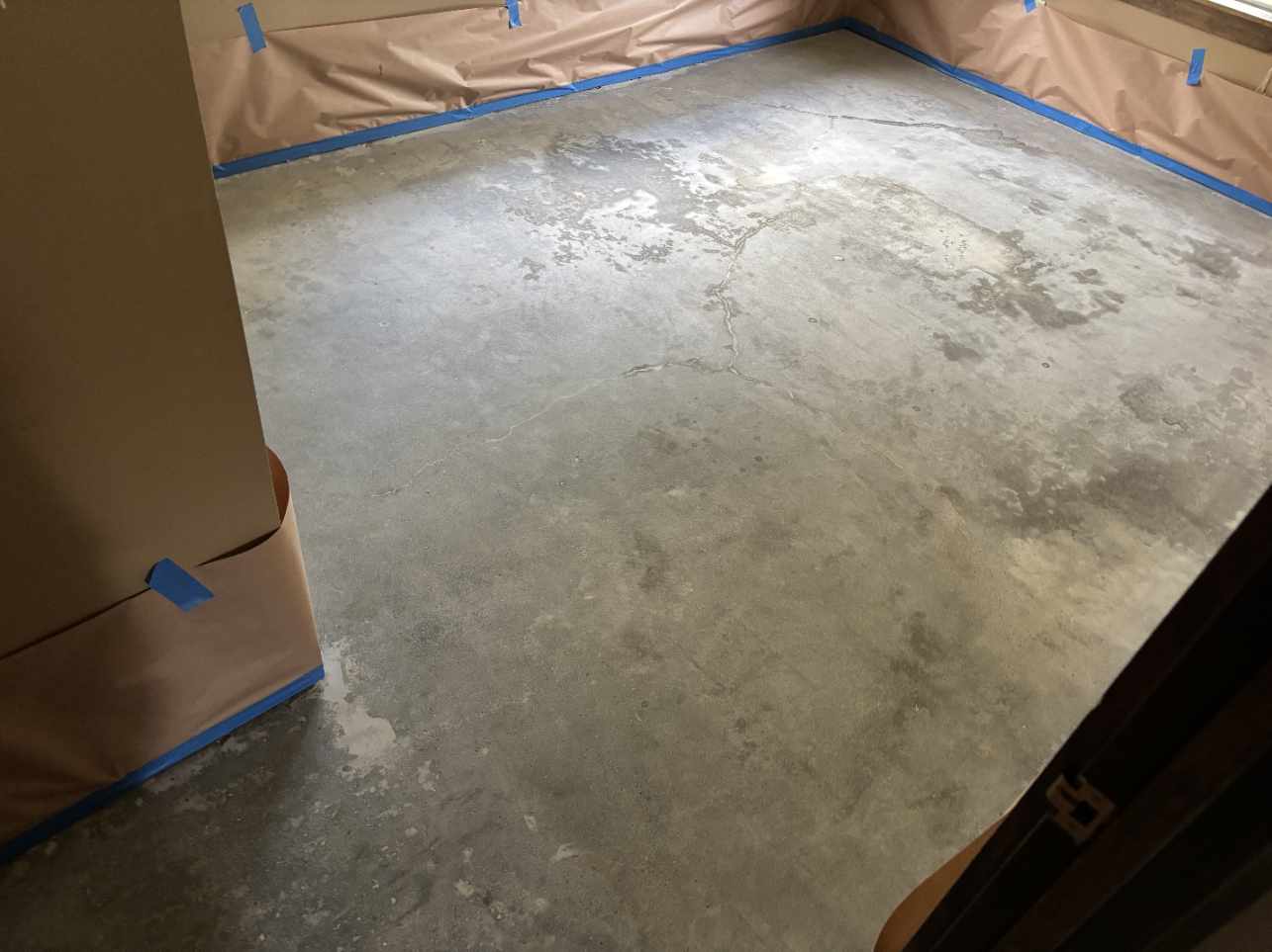 Liberty TX Home Transformed with Walnut Concrete Floor image