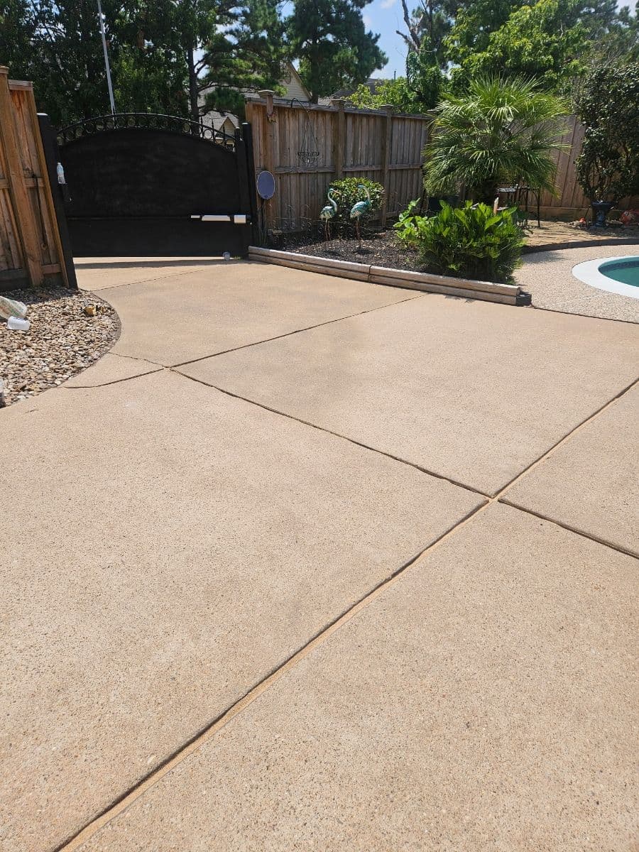 Project Stunning Taupe Patio Transformation in Cypress TX image