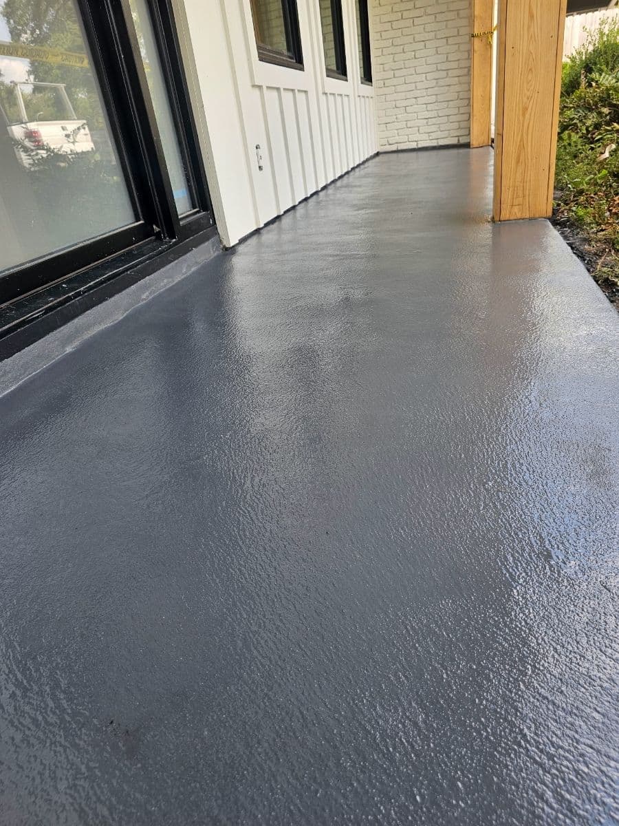 Gallery photos for Houston Patio Transformation with Concrete Overlay: Image #1