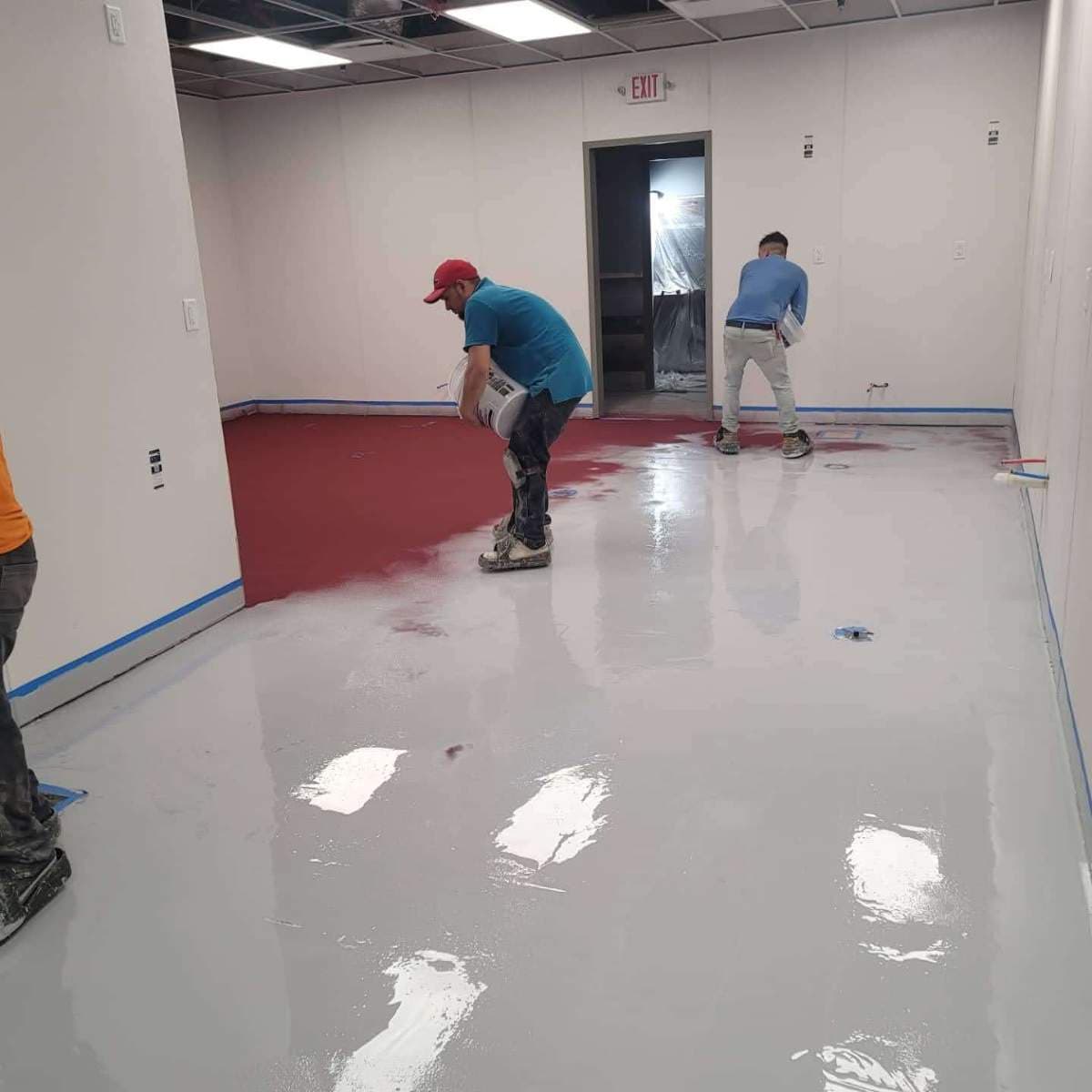 Epoxy Quartz Floor Transformation in College Station