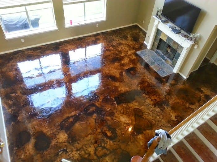 Project Stylish Metallic Epoxy Flooring in Cypress TX image
