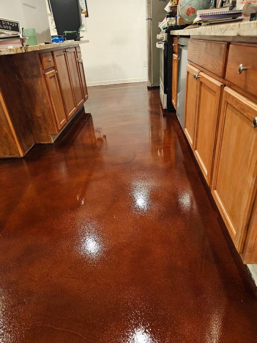 Gallery photos for Concrete Floor Makeover in Spring TX: Image #1