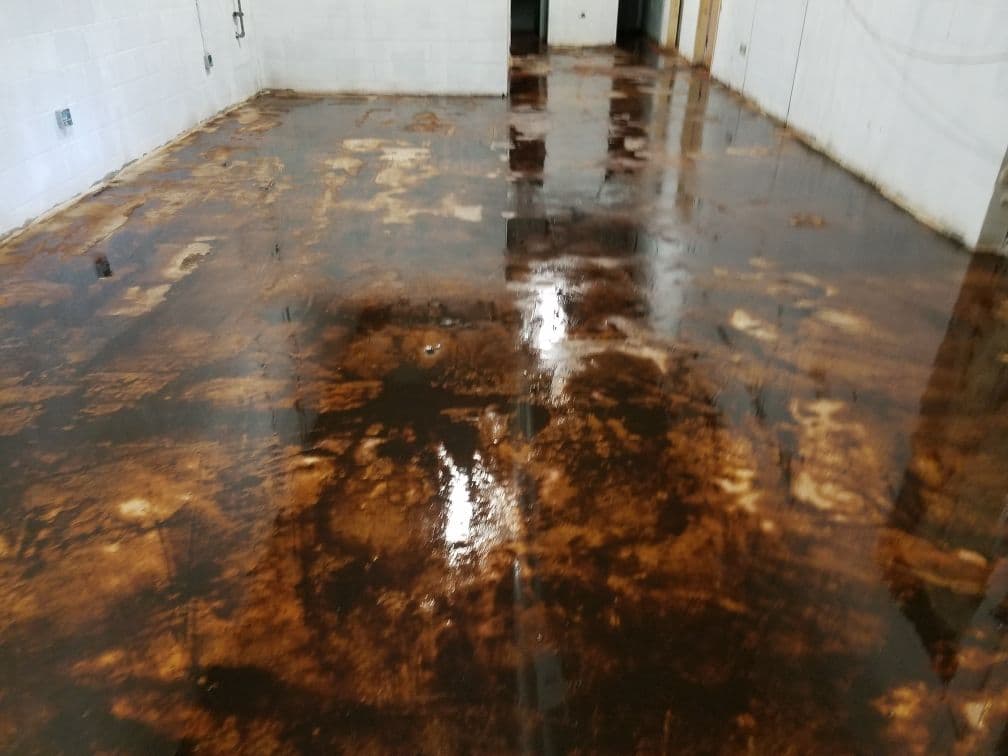 Stunning Marbled Concrete Floor in Montgomery TX