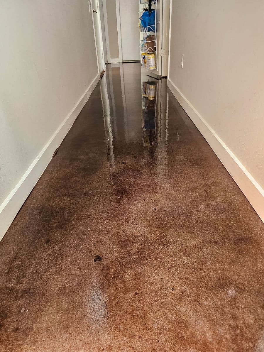 Gallery photos for Shiny Stained Concrete Floors in Houston Heights: Image #2