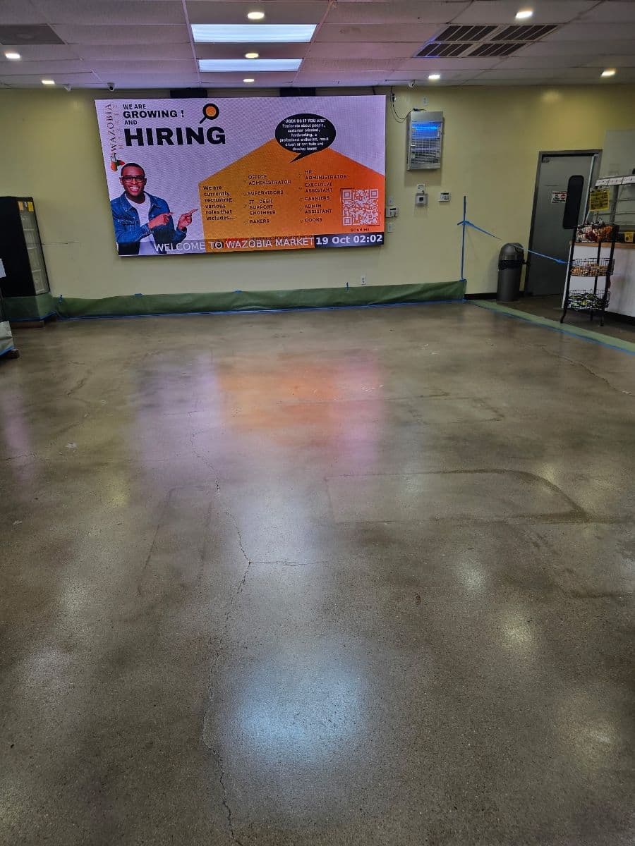 Gallery photos for Stunning Polished Concrete Floors at Houston Market: Image #1