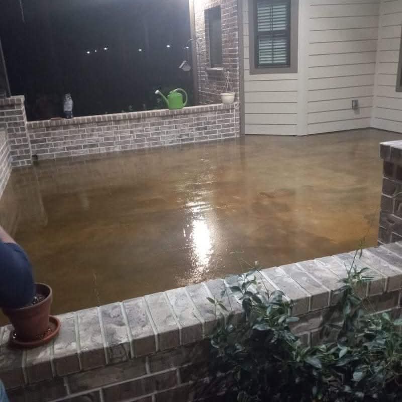 Stunning Patio Upgrade in Cypress TX with Ameripolish Stain