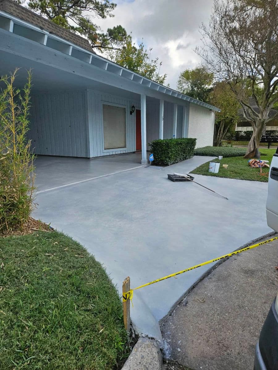 Driveway Resurfacing and Staining in Houston image