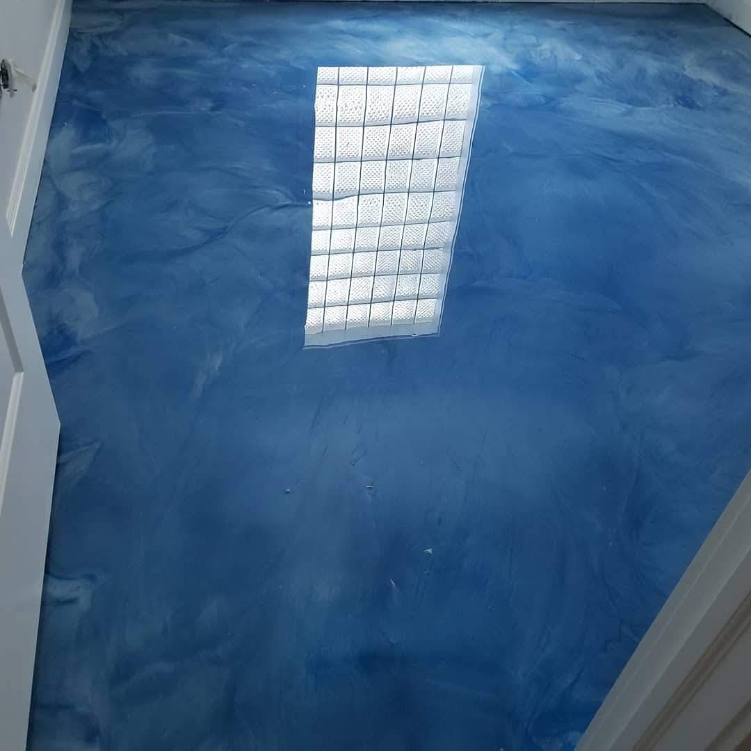 Stunning Metallic Epoxy Flooring Makeover