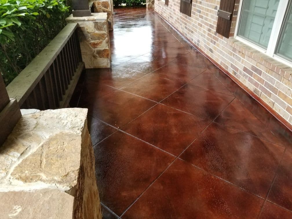 Porch Upgrade in Spring TX with Glossy Finish