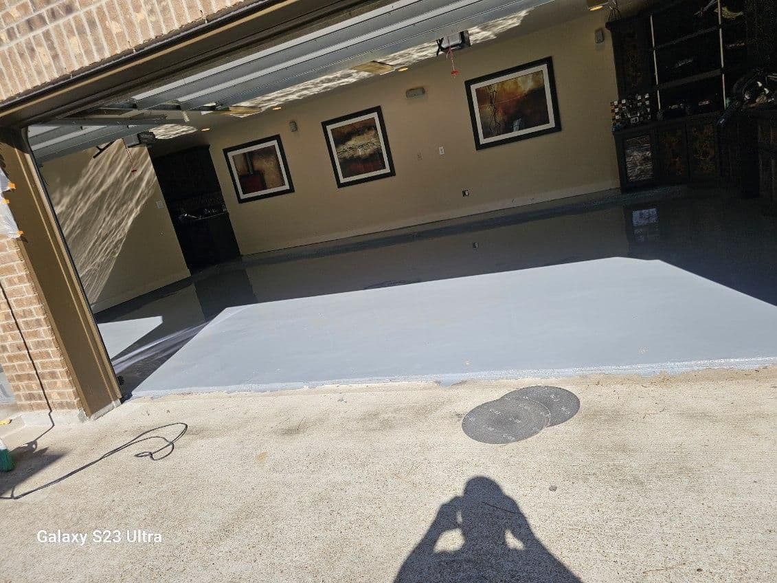 Gallery photos for Epoxy Garage Transformation in Cypress TX: Image #1