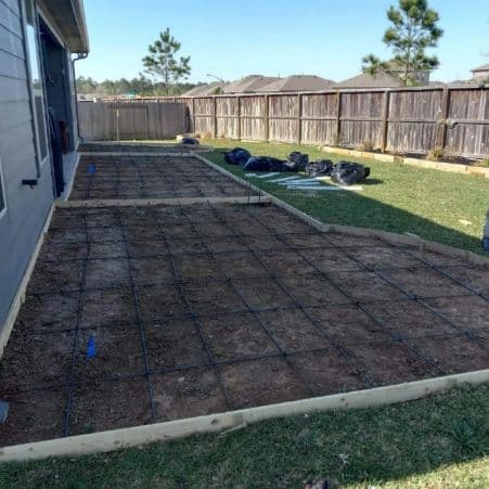 Gallery photos for Beautiful Stamped Concrete Patio in Conroe TX: Image #2