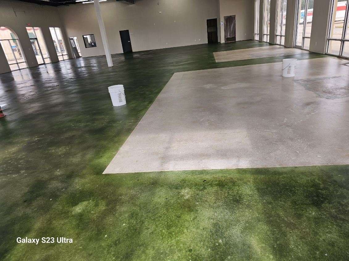 Gallery photos for Sleek Concrete Transformation at Kingwood U-Haul: Image #1