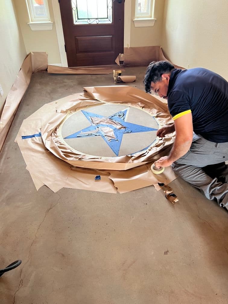 Gallery photos for Elegant Stained Concrete Flooring in Spring TX 77379: Image #3